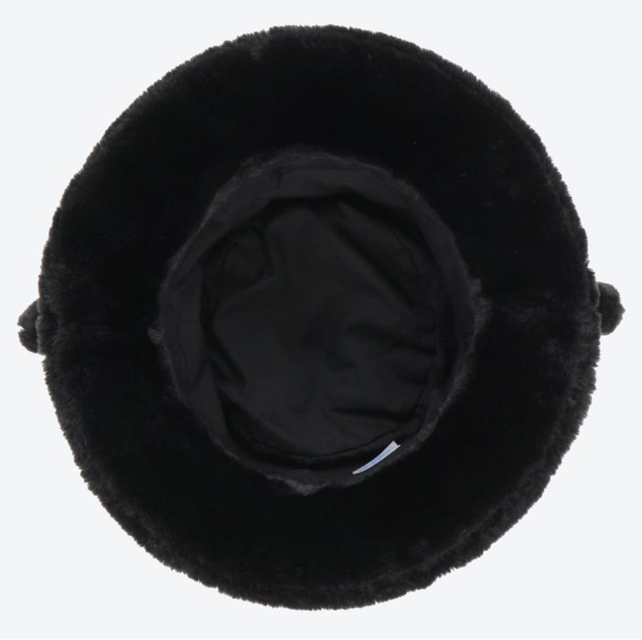 TDR - Fluffy Boa Mickey Mouse Bucket Hat with Ear (Color: Black)