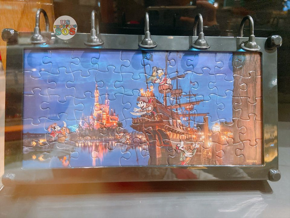 SHDL - Shanghai Disney Resort Castle Mickey & Friends Pirates of the Caribbean: Battle for the Sunken Treasure50 Piece Puzzle with Light Up Frame Box Set