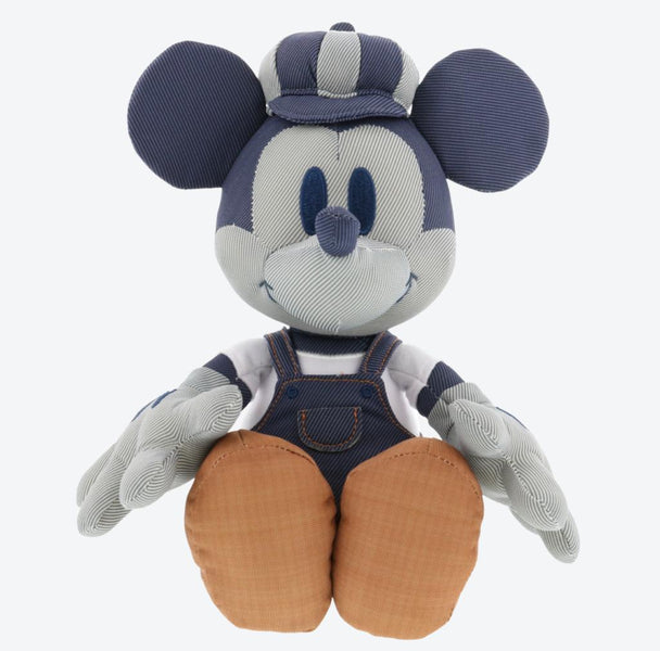 Disney Blue Denim School Cool Mickey Mouse Stuff Plush 16