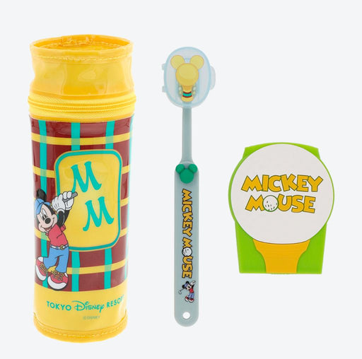 TDR - Toothbrush & Silicone Collapsible Travel Cup Set x Mickey Mouse Golf Style