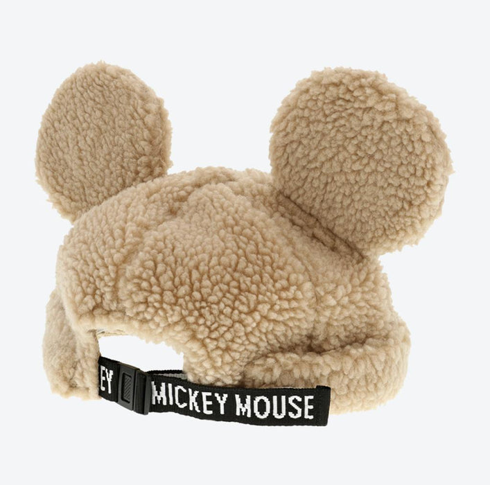 TDR - Fluffy Fluffy Cute Gentle Colors x Mickey Mouse Fluffy Hat with Ears (Color: Brown)