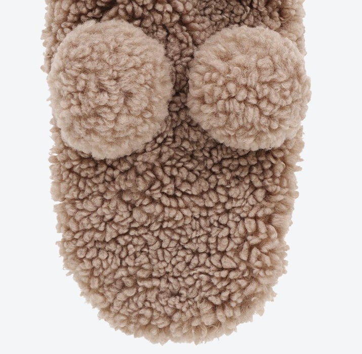 TDR - Fluffy Fluffy Cute Gentle Colors x Mickey Mouse Gloves for Adults (Color: Brown)