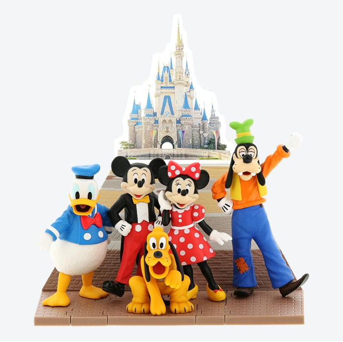 TDR - Miniature Figure Box x Mickey & Friends in front of Disney Castle