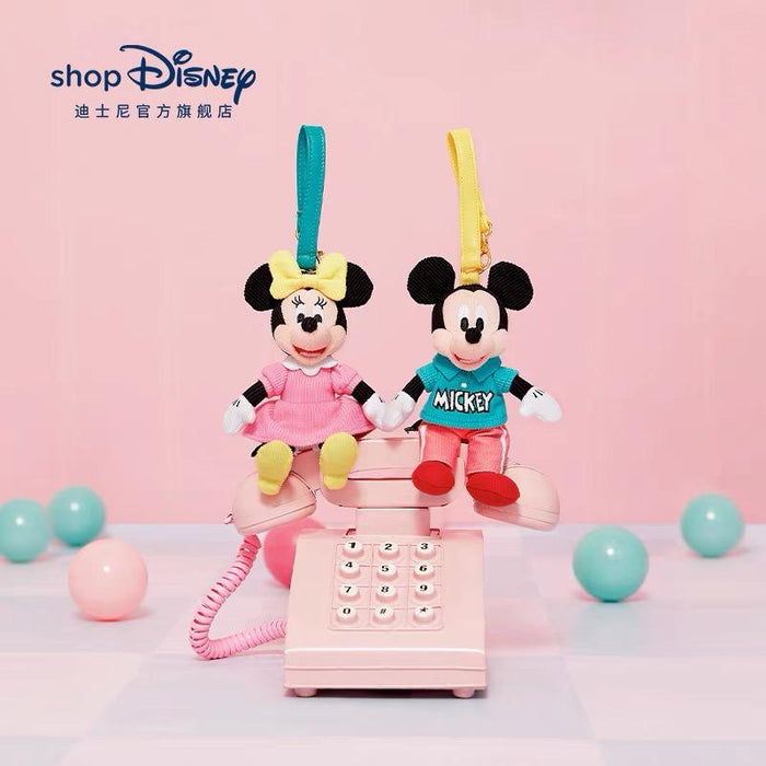 SHDS - "Disney Retro HI, HELLO, GOOD DAY" Collection - Minnie Mouse Plush Keychain