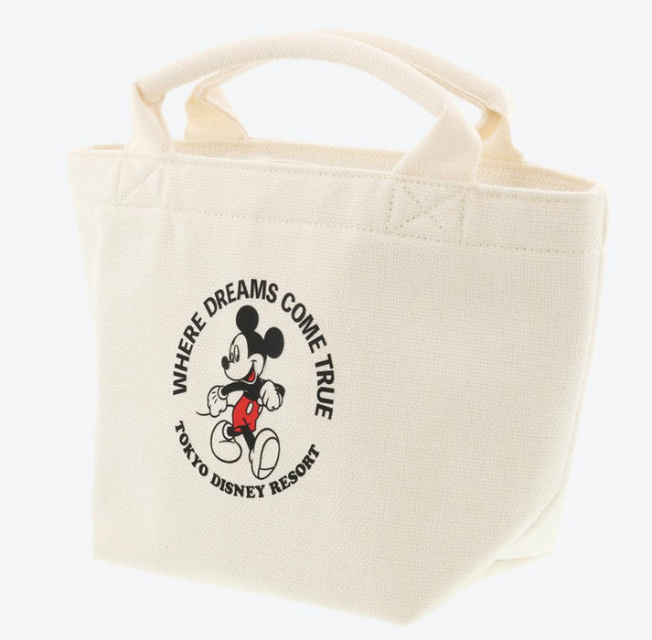 TDR - Tokyo Disneyland Where Dreams Come True  "Mickey Mouse" Tableware Series x Insulated Lunch Bag
