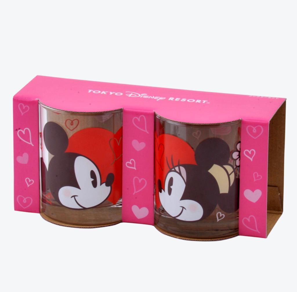 TDR - You Love makes me Happy Collection - Mickey & Minnie Glasses Set