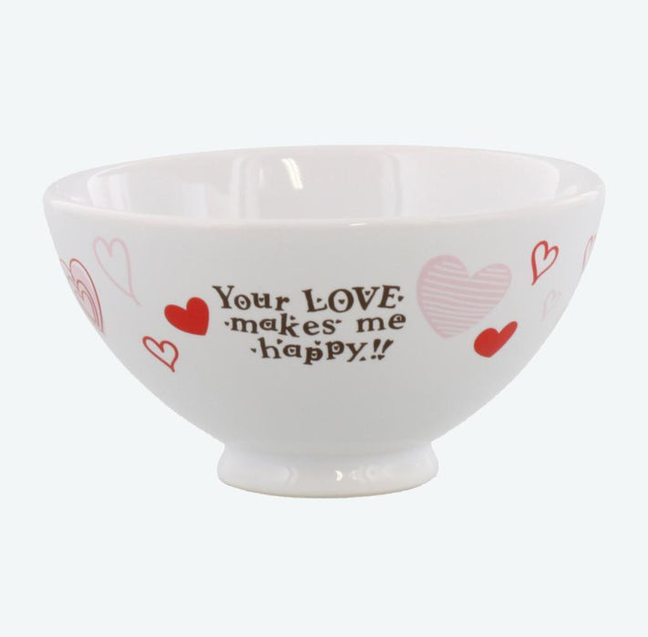 TDR - You Love makes me Happy Collection - Mickey & Minnie Bowls Set