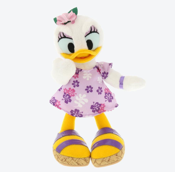 TDR - "Pozy Plushy" Plush Toy - Daisy Duck (Summer Time)