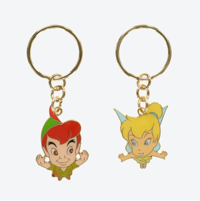 TDR - "We are a Team" Keychain Set - Peter Pan & Tinker Bell