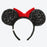 TDR - Minnie Black Sequin Headband x Red Velvet Ribbon
