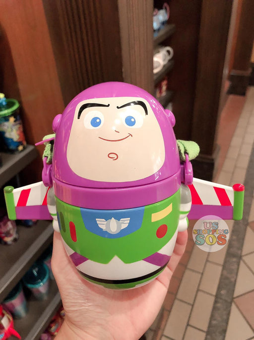 SHDL - Drink Bottle with Straw & Long Strap - Buzz Lightyear