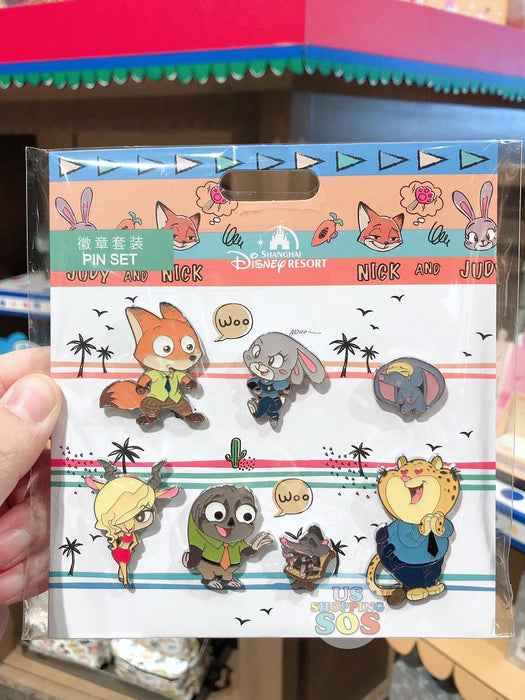 SHDL - Super Cute Zootopia Collection - Pins Set