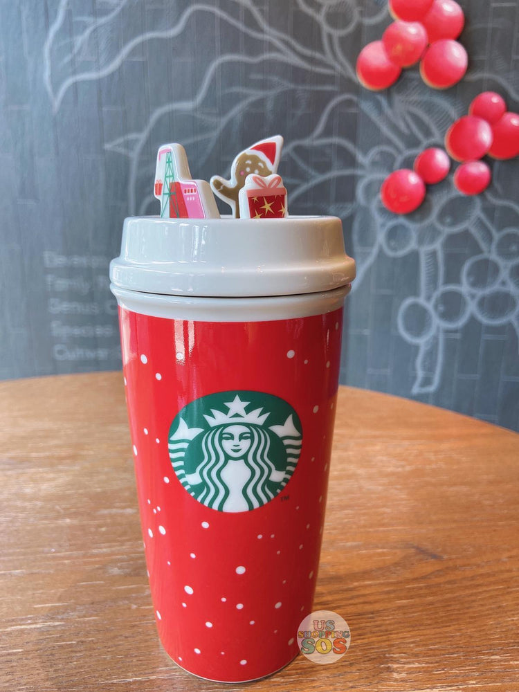 Starbucks Christmas Gingerbread Man Performance Mug Stainless