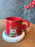 Starbucks China - Christmas Gift - 14oz Reindeer Red Mug