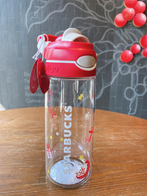 Starbucks China - Christmas Gift - 560ml Contigo Christmas Party Water Bottle