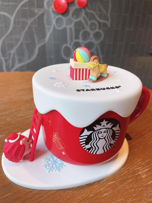 Starbucks China - Christmas Gift - 500ml Hedgehog Climb Ladder Mug Set