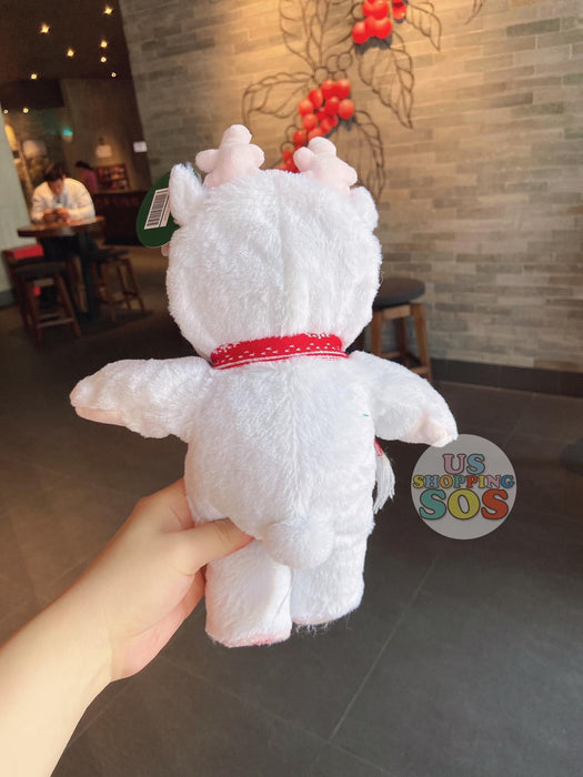 Starbucks China - Pink Christmas - White Reindeer Bearista Plush Toy