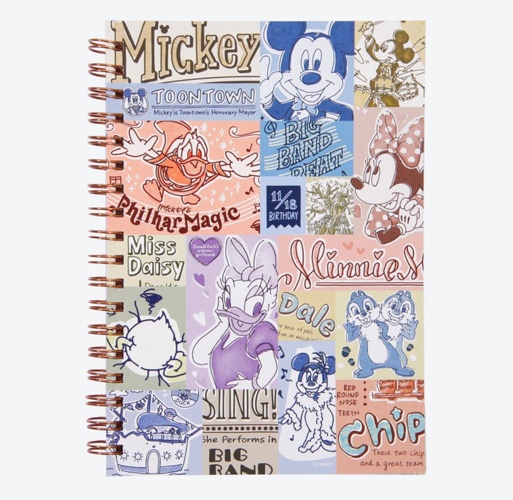 TDR - Watercolor style Mickey & Friends Collection - Note Book