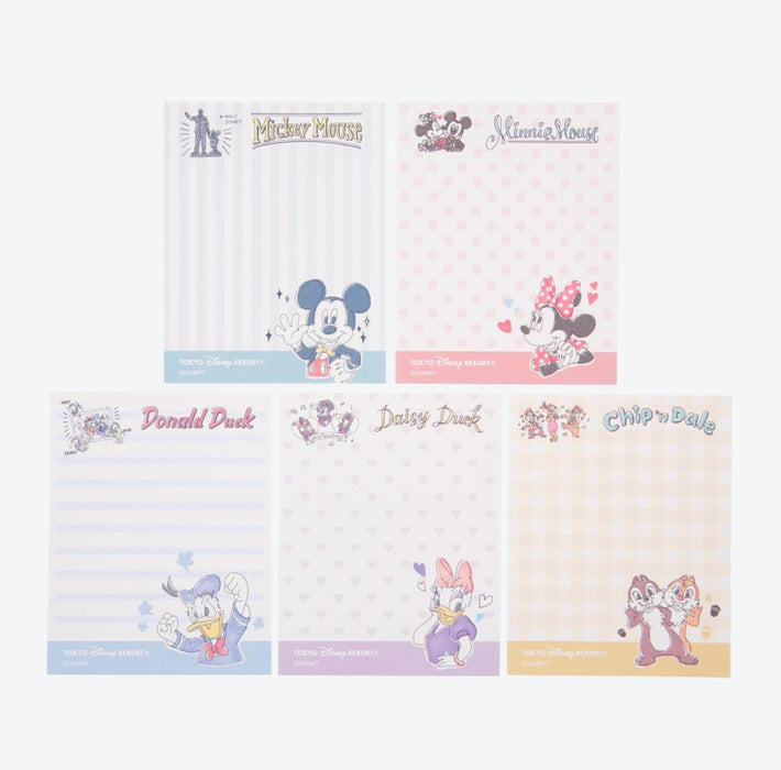 TDR - Watercolor style Mickey & Friends Collection - Memo set