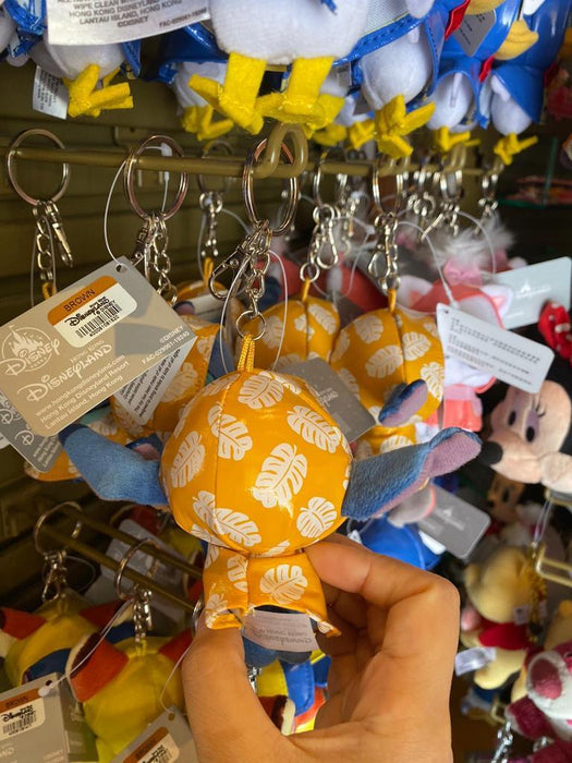 HKDL - Raincoat Plush Keychain - Stitch