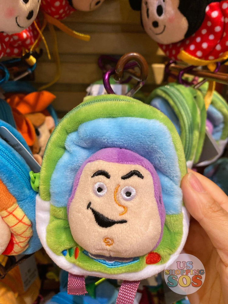 HKDL - Backpack Shaped Plush Keychain & Pouch - Buzz Lightyear