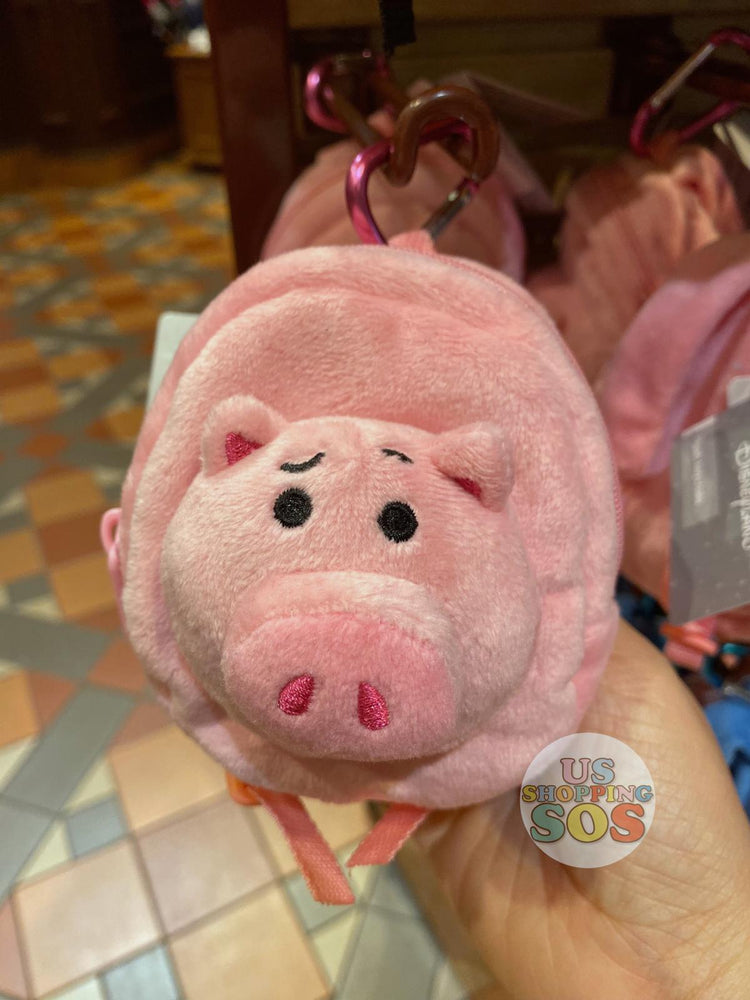 HKDL - Backpack Shaped Plush Keychain & Pouch - Hamm