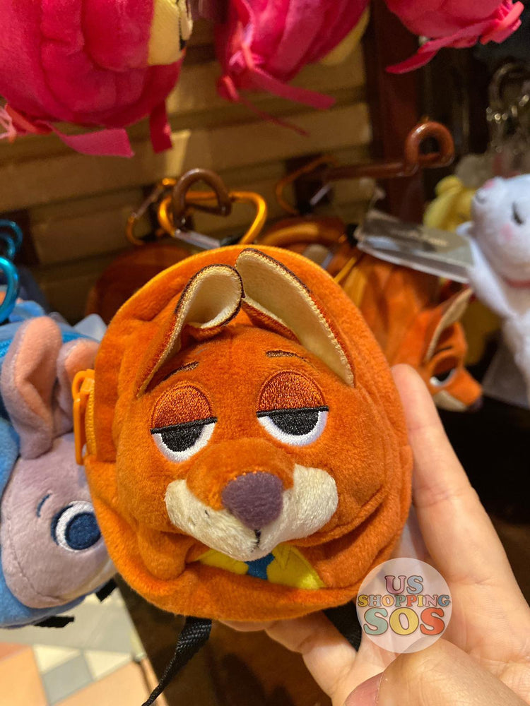 HKDL - Backpack Shaped Plush Keychain & Pouch - Nick