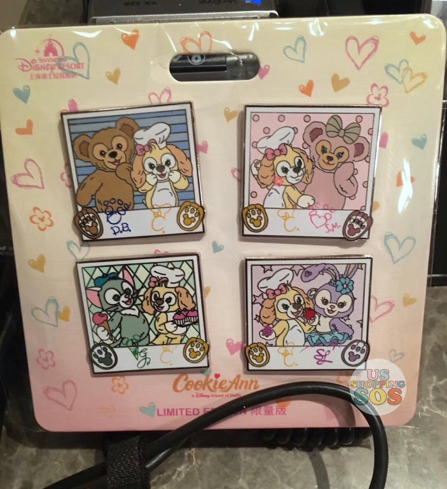 SHDL - Limited Edition of 500 Pins Set - Duffy & Friends with CookieAnn