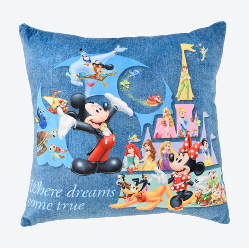 TDR - Tokyo Disney Resort "Where dreams come true" - 2 Sided Cushion/Pillow