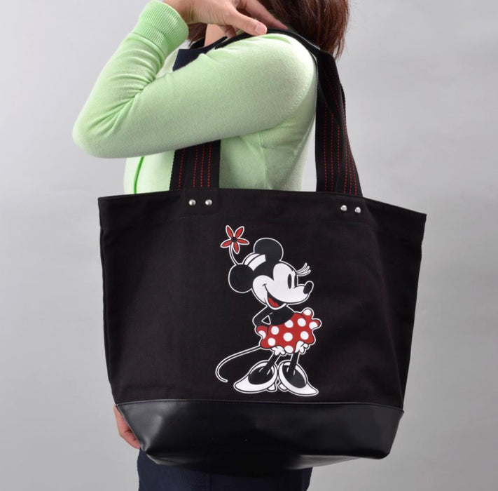 TDR - Black Color Tote Bag x Minnie Mouse (Size L)
