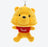 TDR - Big Head Hat x Winnie the Pooh Plush Keychain
