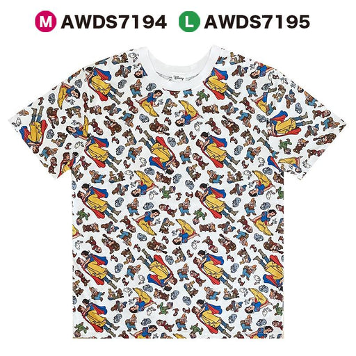Japan Exclusive - All Over Print Snow White and The Seven Dwarfs T Shirt