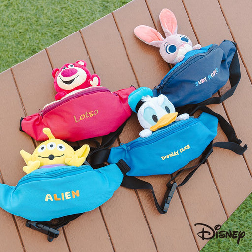 Taiwan Disney Collaboration -  Disney Character Fluffy Fanny Pack Small Storage (3 Styles)