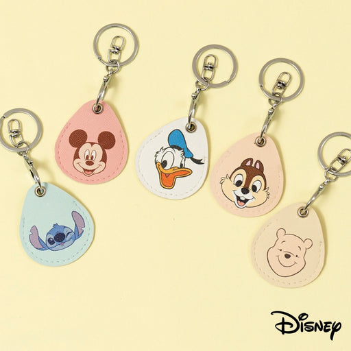 Taiwan Disney Collaboration - Disney Characters Water Drop Shaped Leather Key Chain (5 Styles)