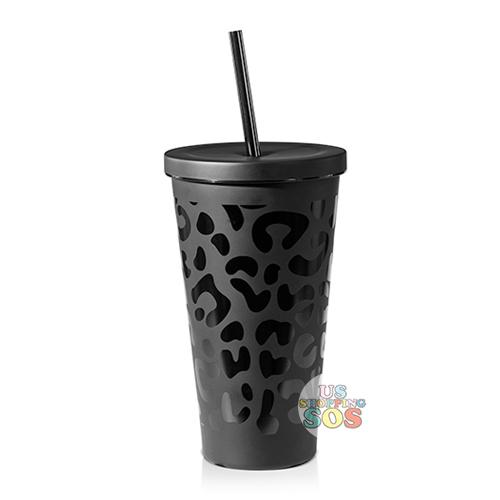 Starbucks China - Wild Black & White - Black Panther Stainless Steel Cold Cup Tumbler 550ml