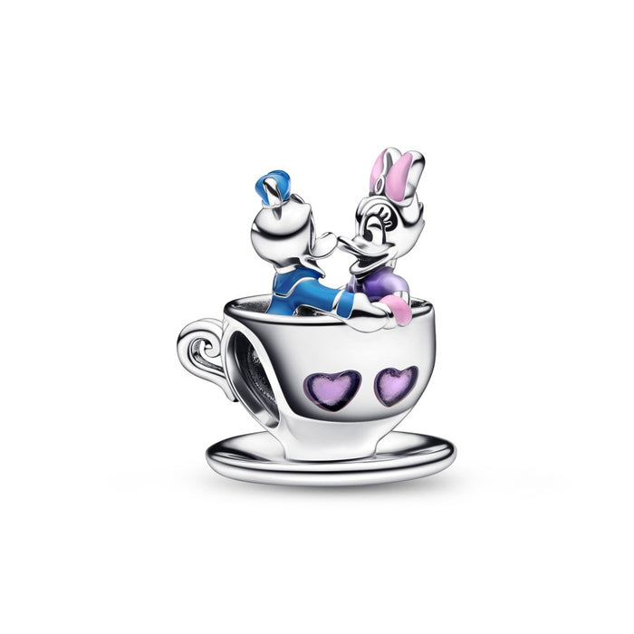 HKDL - Pandora Jewelry Donald & Daisy Teacup Charm