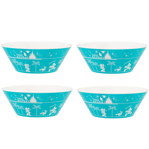 TDR - Tokyo Disney Resort Park Food Bowls Set (Color Blue) (Pre Order, Release Date: Jun 23)