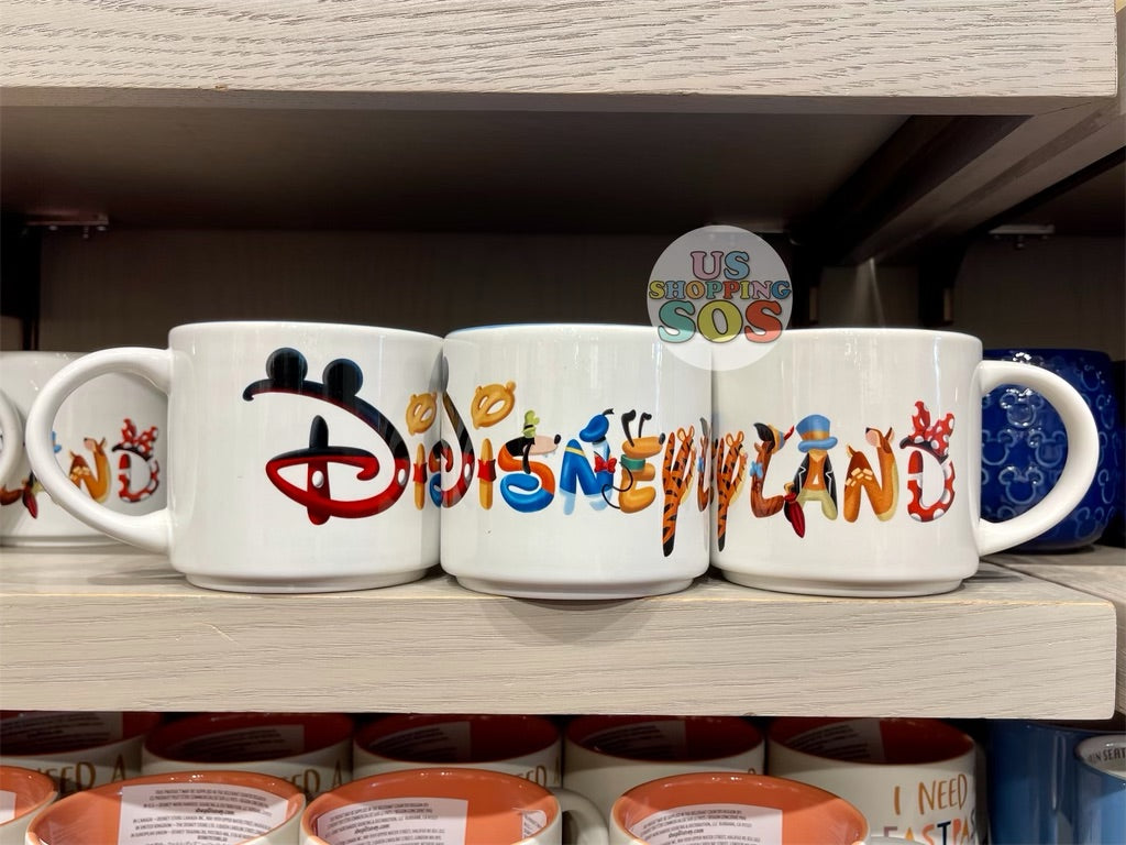 DLR - Disney Home - Character Calligraphy “Disneyland” Mug