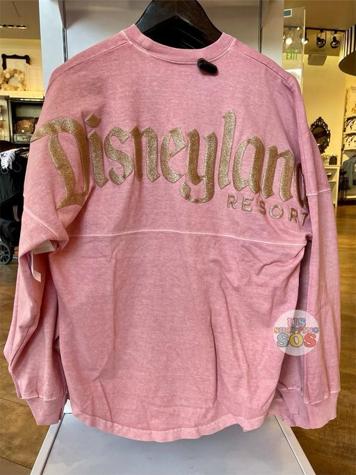 DLR - Spirit Jersey "Disneyland Resort" Rose Pink Gold Glitter (Adult)
