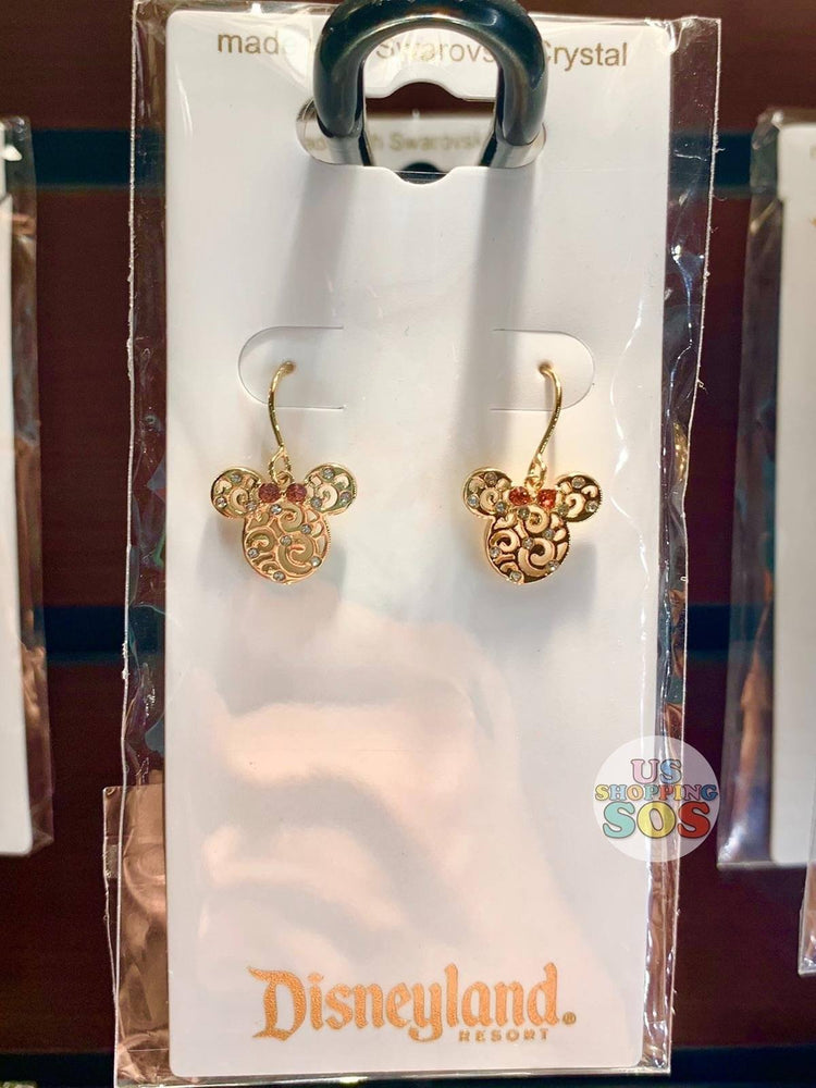DLR - Arribas - Swarovski Crystal Minnie Mouse Icon Filigree Earrings