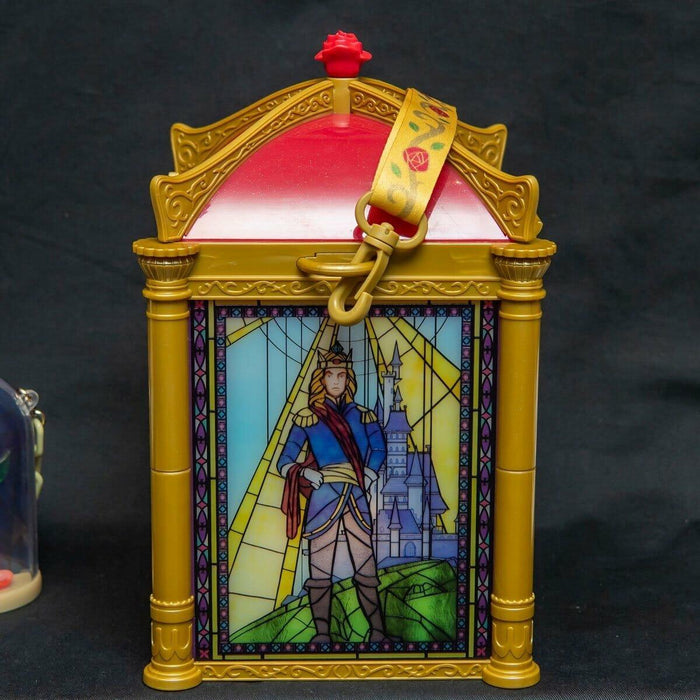TDR - Beauty and the Beast Lighting Up Stained Glass Popcorn Bucket