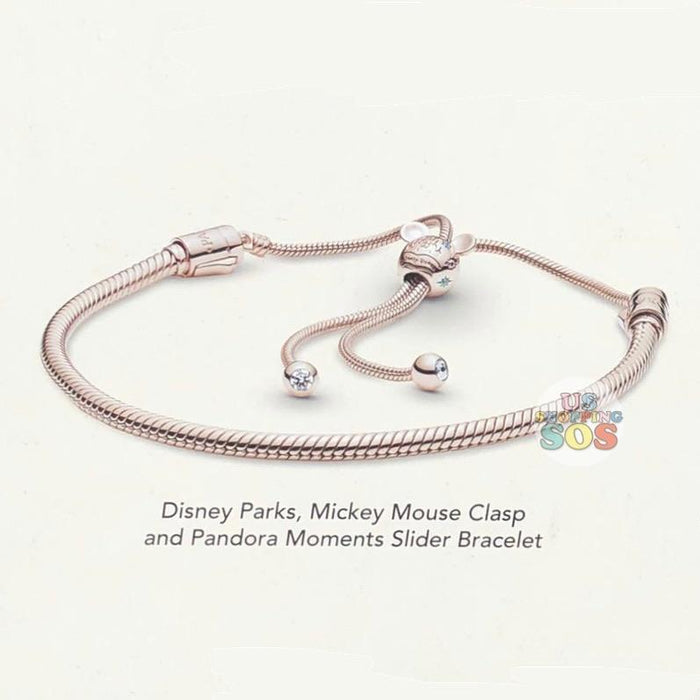 DLR/WDW - Pandora - Mickey Mouse Clasp and Pandora Moments Slider Bracelet (Exclusive)