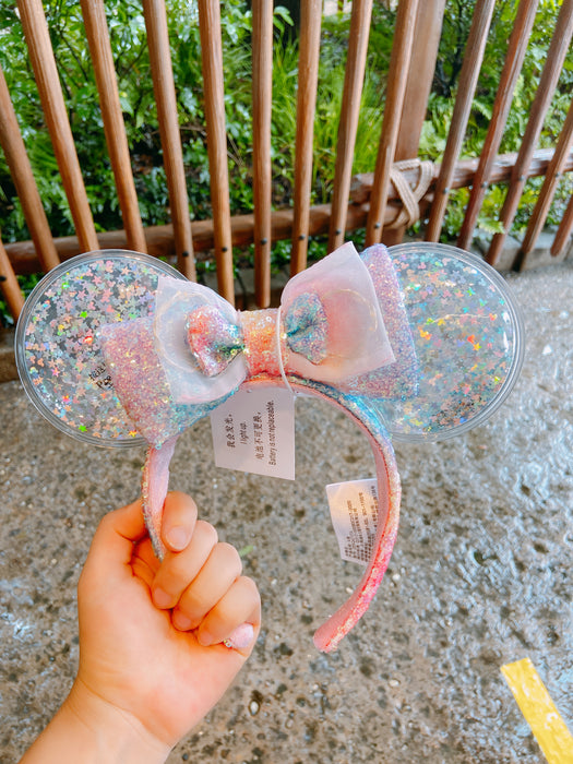 SHDL - Minnie Mouse Tiara Sequin Ear Headband (Color: Pink) — USShoppingSOS