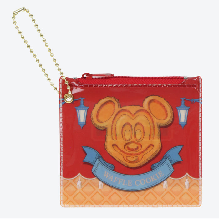 TDR - "Mickey Mouse Waffle" Mirror with Pouch Set