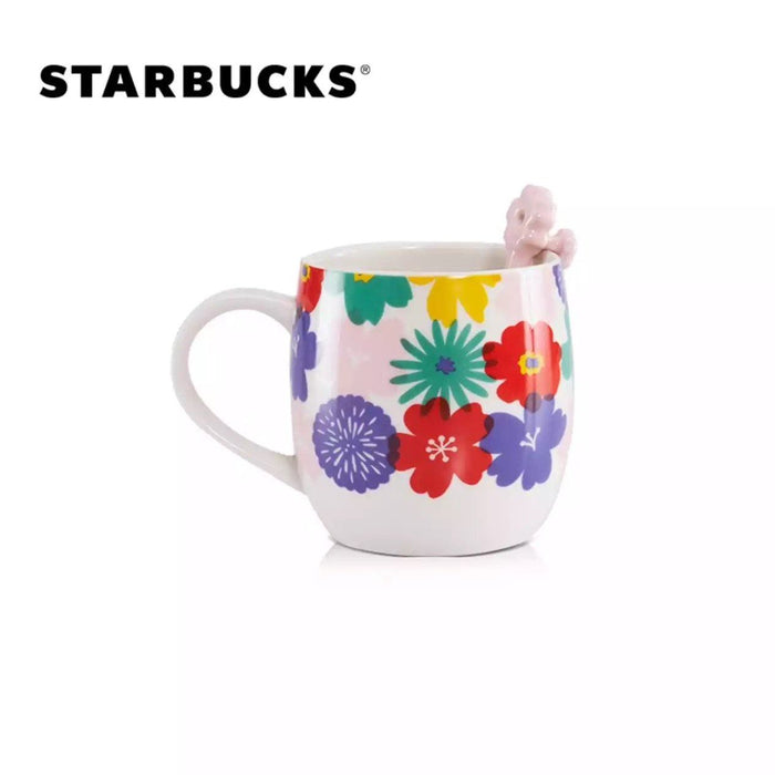 Starbucks China - Spring Blooming 2021 - Flower Stir Blooming Logo Mug 414ml