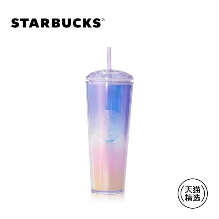 New 2020 Starbucks Korea Aurora Clear Iridescent Siren Logo