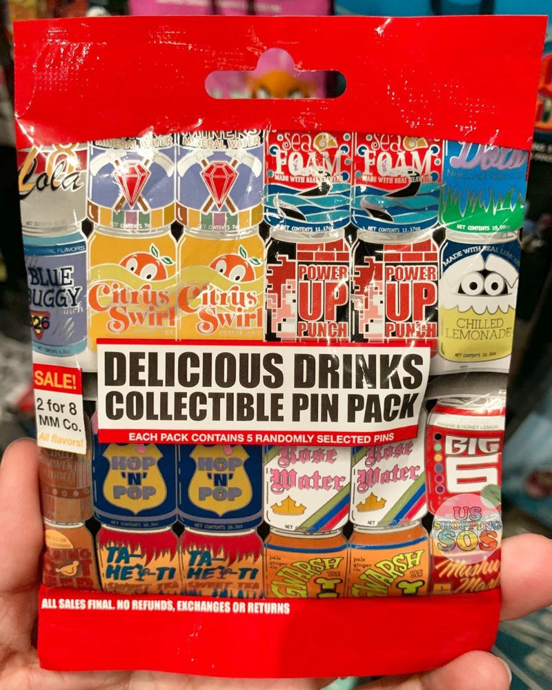 DLR - Mystery Collectible Pin Pack - Delicious Drink