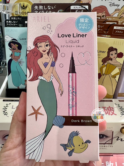 Japan Disney Princess x Love Liner Liquid Eyeliner - Ariel Dark Brown