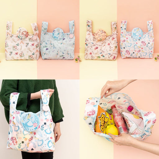 Taiwan Disney Collaboration - Floral Season Disney Characters Foldable Shopping Bags  (4 Styles)