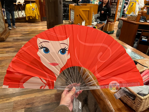DLR - Ariel Fabric Hand Fan